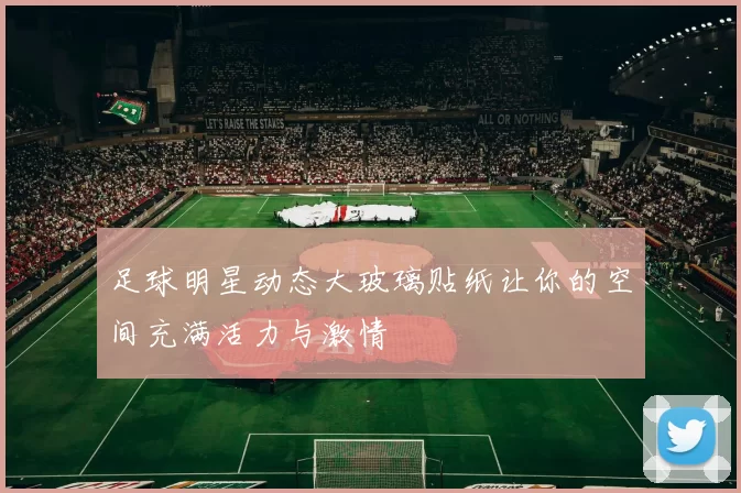 足球明星动态大玻璃贴纸让你的空间充满活力与激情