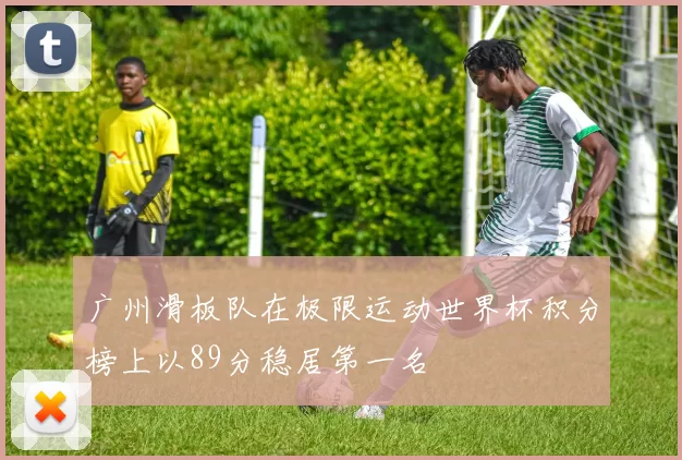 广州滑板队在极限运动世界杯积分榜上以89分稳居第一名