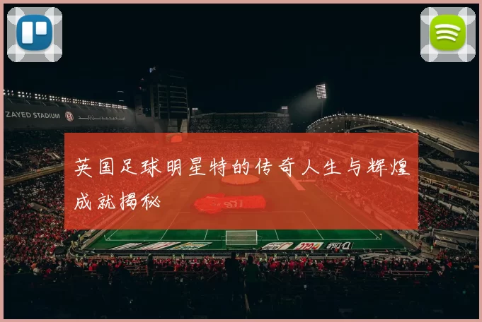 英国足球明星特的传奇人生与辉煌成就揭秘